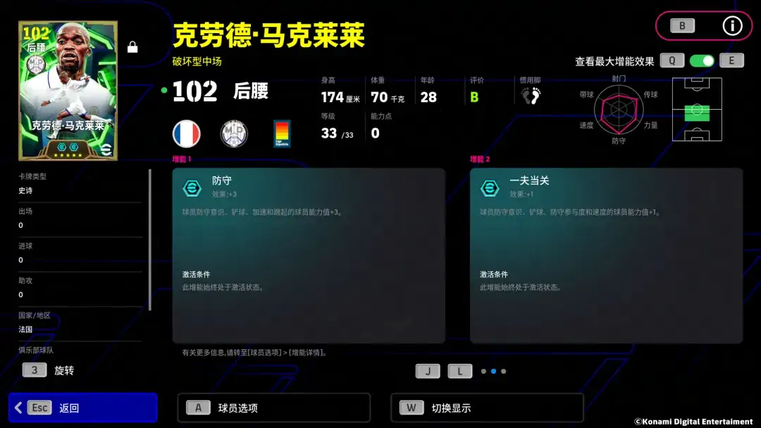马克莱莱覆盖全场,球场主宰调度全局!