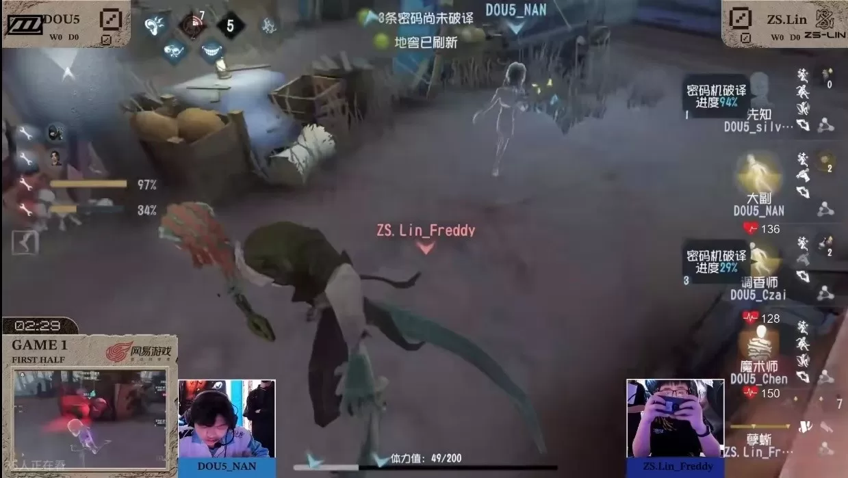 《第五人格》深渊的呼唤IX中国大陆赛区预选赛第一周赛报发布!