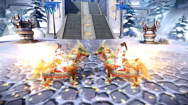 雪落苏城,福利加“马”!《九阴真经3D》新春版本现已上线 雪落苏城,福利加“马”!《九阴真经3D》新春版本现已上线