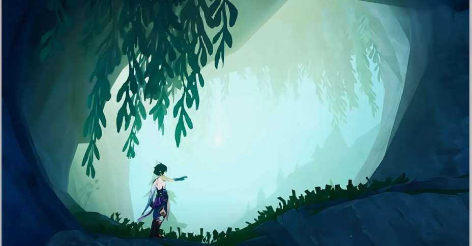 原神怎么取消视角虚化？