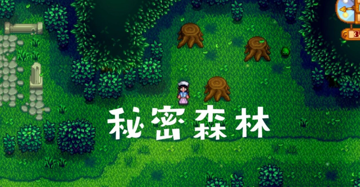 星露谷秘密森林怎么去
