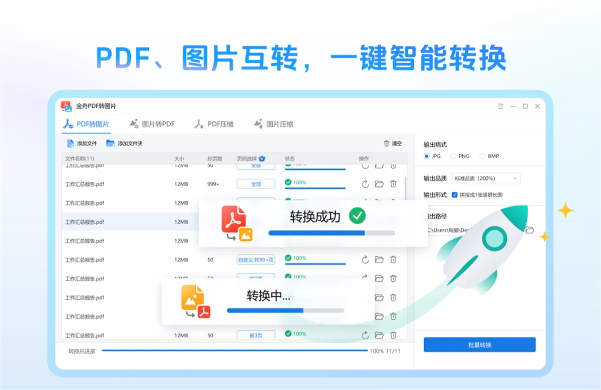 金舟PDF转图片