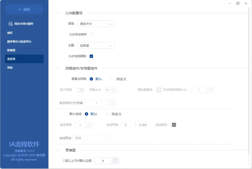 IAuto 专业一站式绘图流程图树形图思维导图工具软件截图