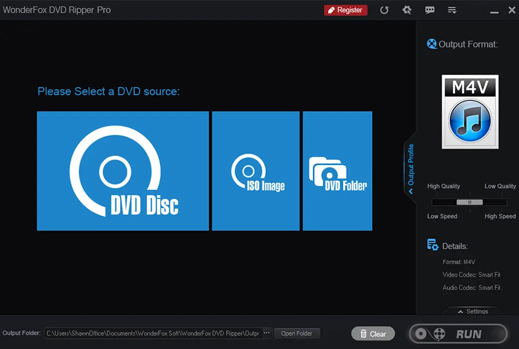 WonderFox DVD Ripper PRO DVD 视频转换抓取软件截图