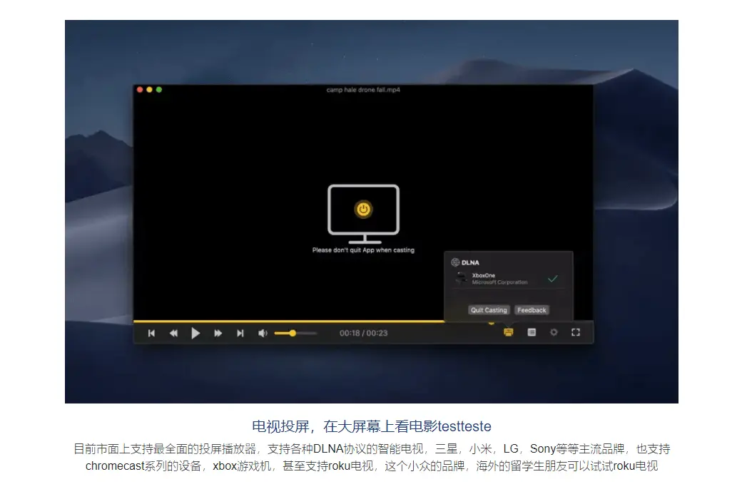OmniPlayer Mac 苹果全能视频播放器软件截图
