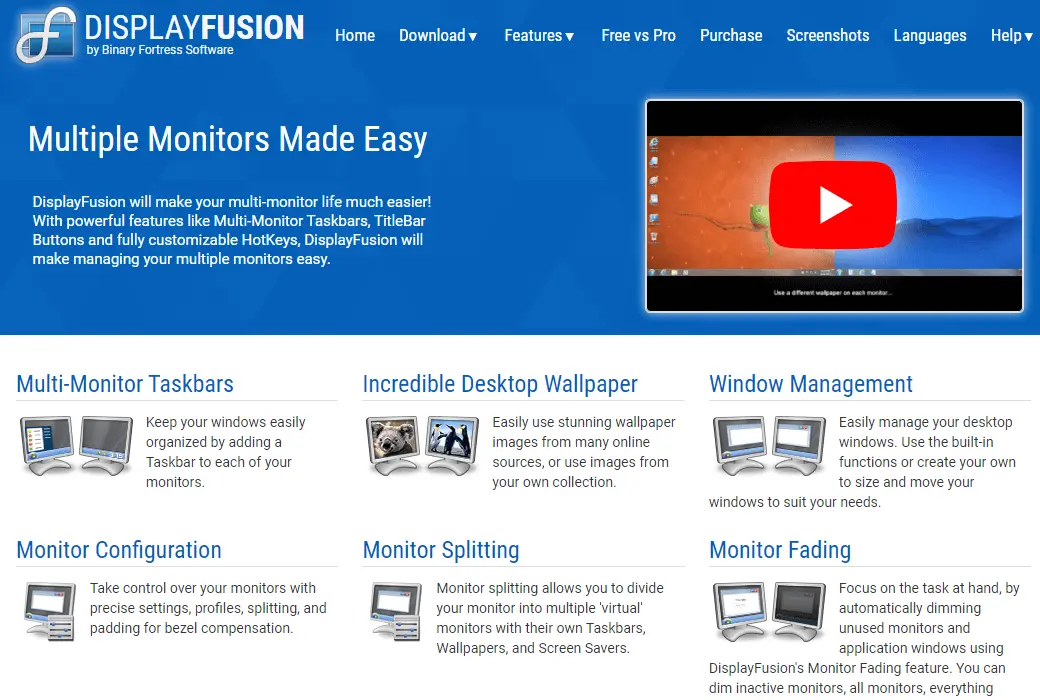 DisplayFusion Pro 多屏幕增强显示管理器软件截图
