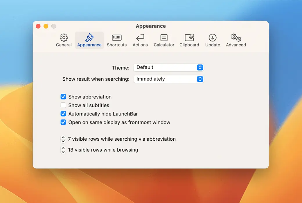 LaunchBar 6 Mac 文件程序快速启动工具软件截图