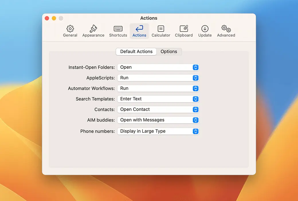 LaunchBar 6 Mac 文件程序快速启动工具软件截图