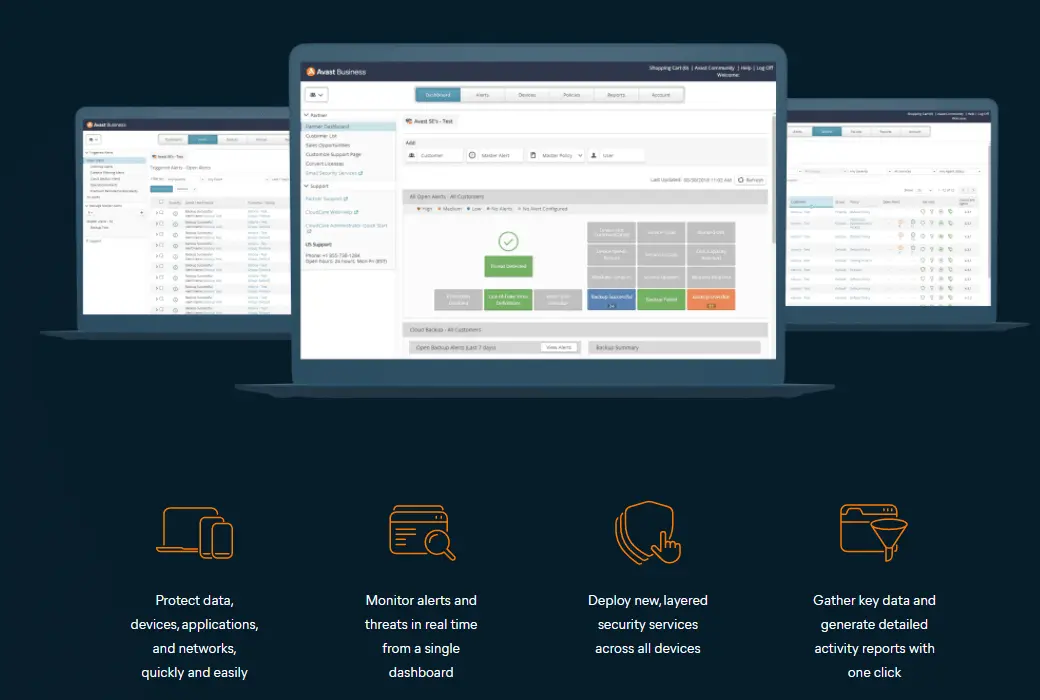 Avast Business Antivirus 企业版服务器杀毒软件截图