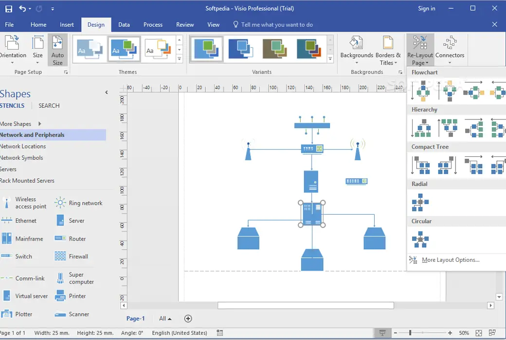 Visio 专业版 2024 流程图和图表制作软件截图