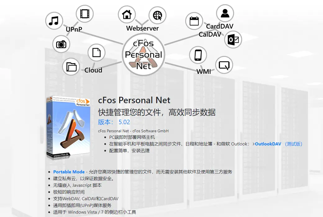 cFos Personal Net 数据文件管理同步软件截图