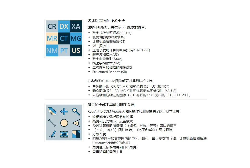 RadiAnt DICOM Viewer DICOM 医学影像看图浏览器工具软件截图