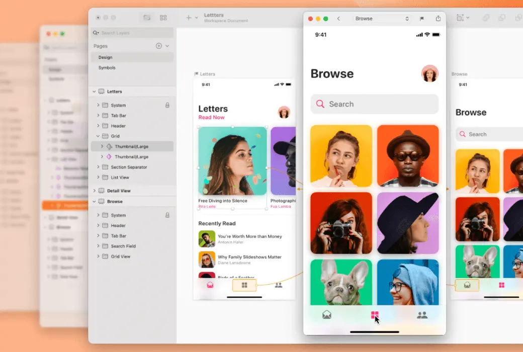 Sketch Mac 交互设计矢量绘图工具截图