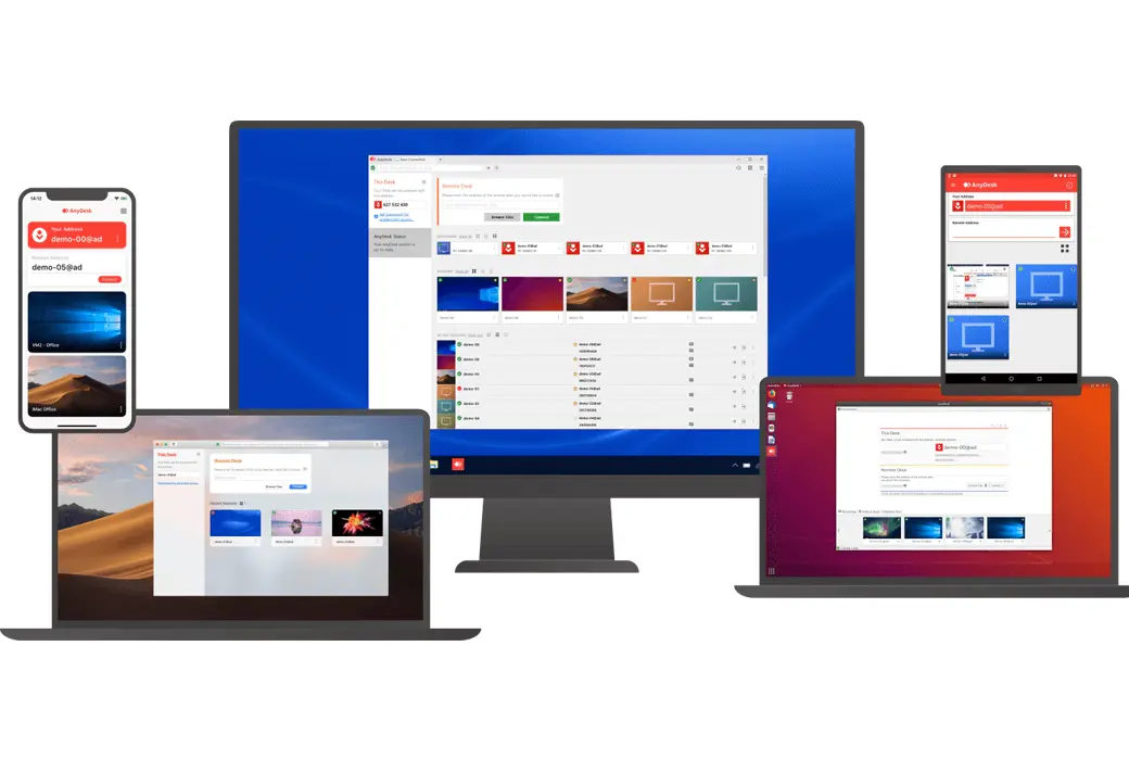 AnyDesk 远程控制桌面工具软件截图