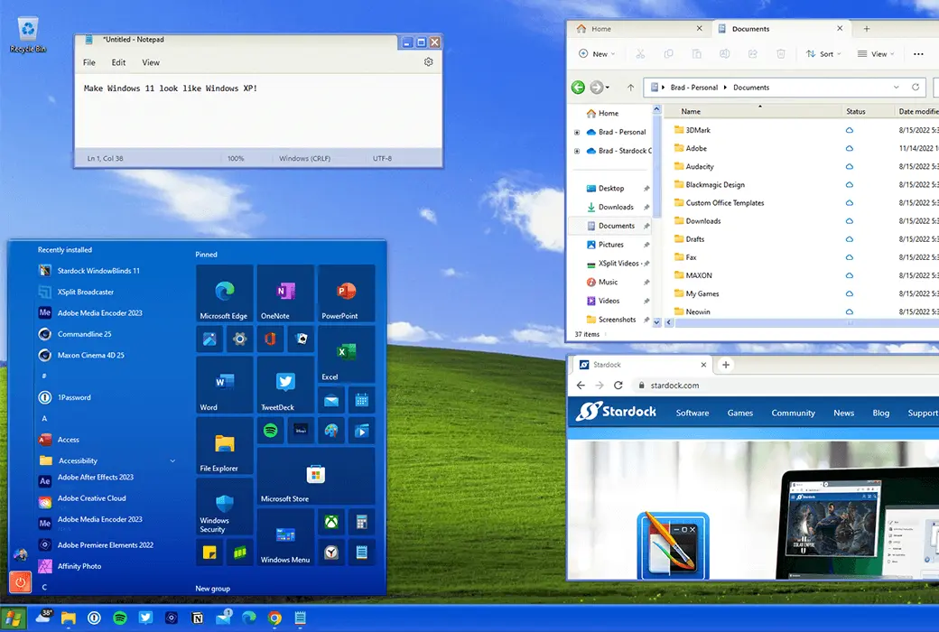 WindowBlinds 11 自定义 Windows 窗口样式工具软件截图