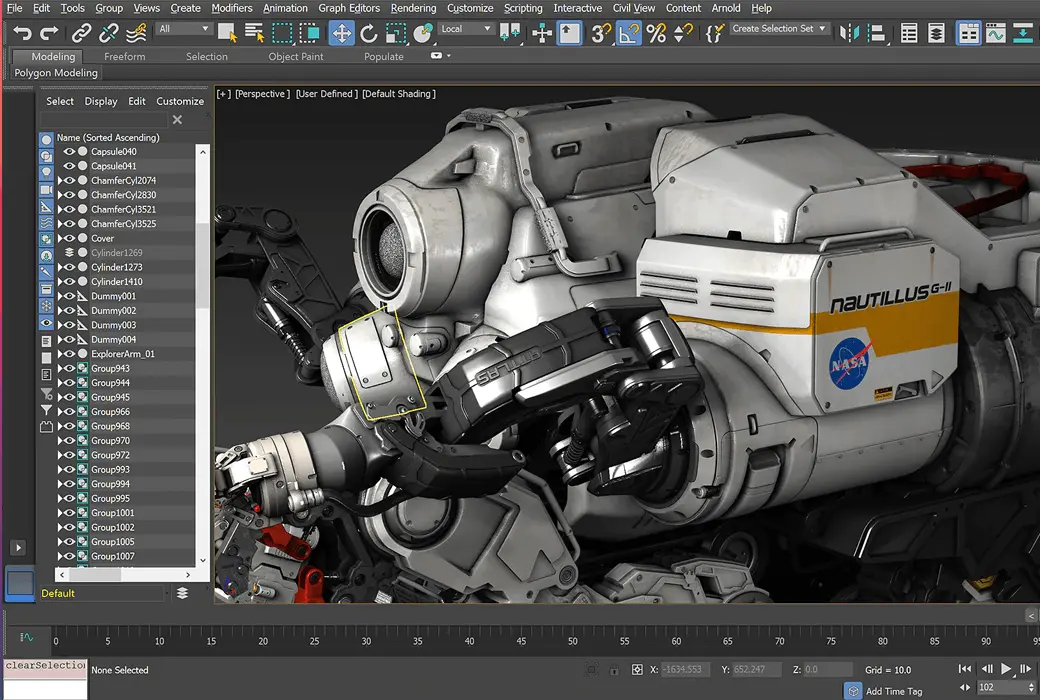 3ds Max 2022 可视化设计游戏动画的三维建模和渲染工具软件截图