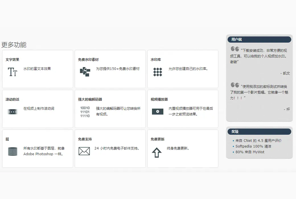 WonderFox Video Watermark 视频批量添加水印软件截图