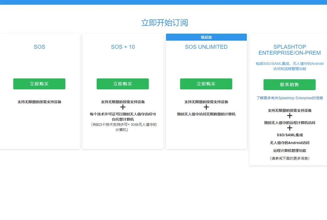 Splashtop SOS IT 远程即时技术支持软件截图