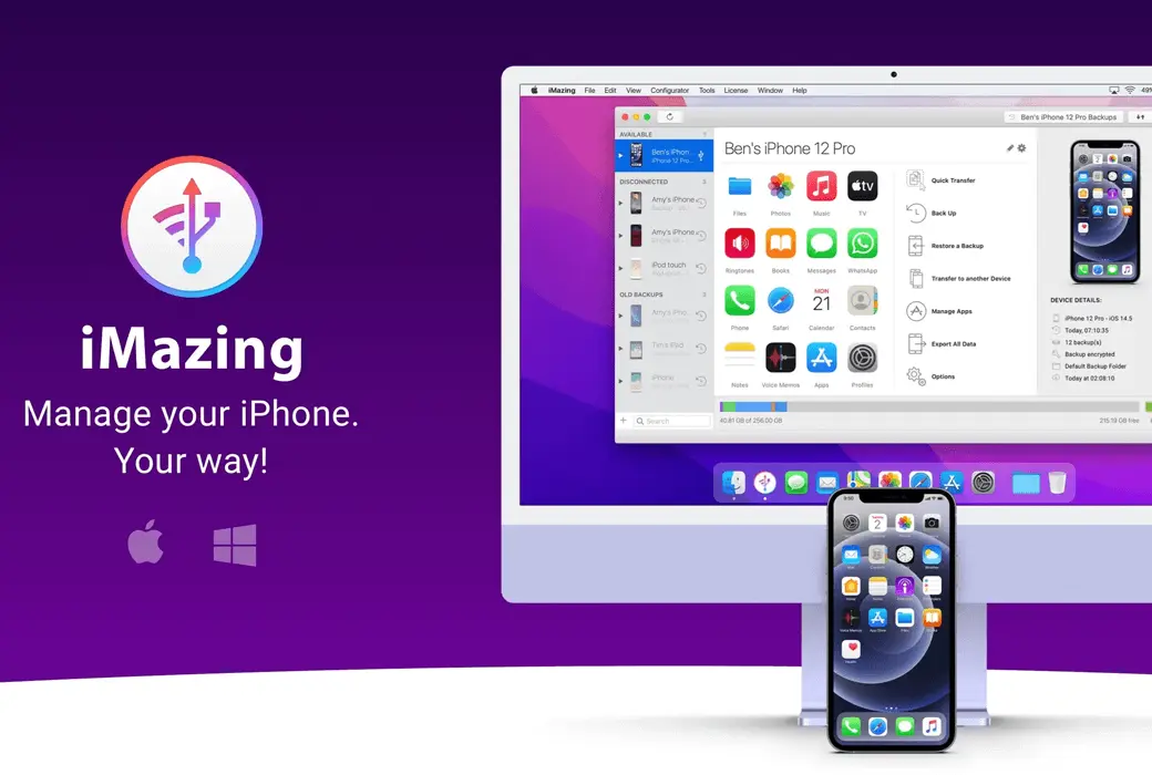 iMazing 备份管理iPhone 完美替代iTunes截图