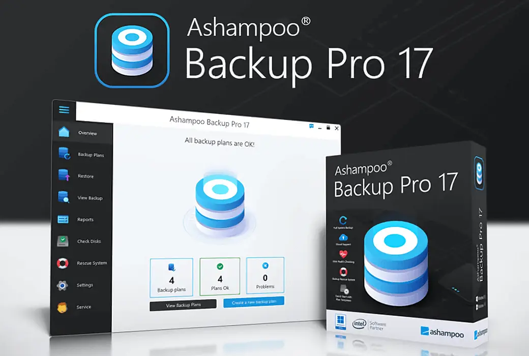 Ashampoo Backup Pro 26 数据备份加密软件截图