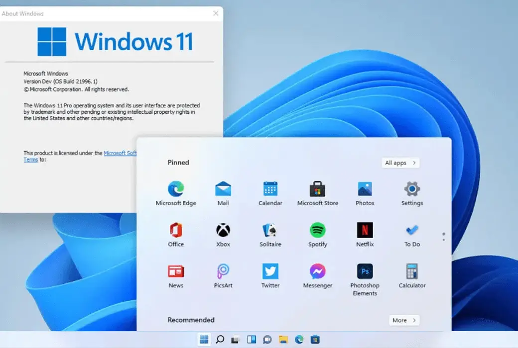 Windows 11 家庭版/专业版 操作系统软件截图