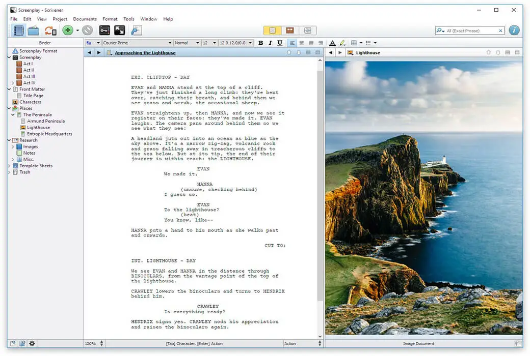 Scrivener 3 论文/小说写作工具神器截图