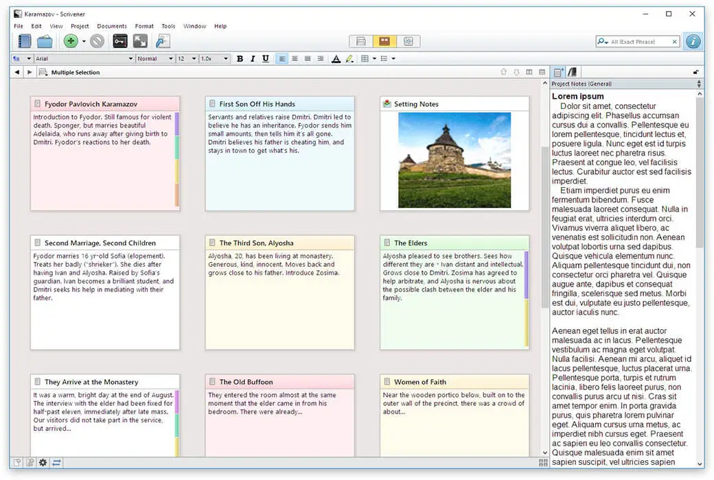 Scrivener 3 论文/小说写作工具神器截图
