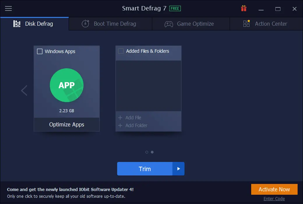 IObit Smart Defrag 10 Pro 磁盘碎片整理截图