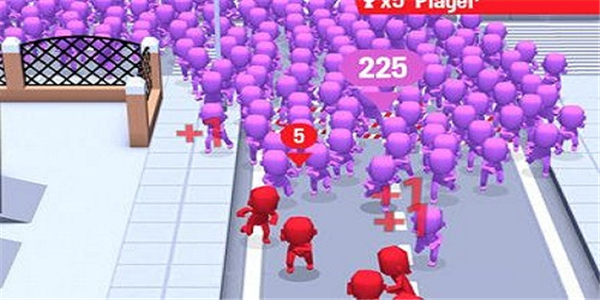 好多个小人奔跑的游戏