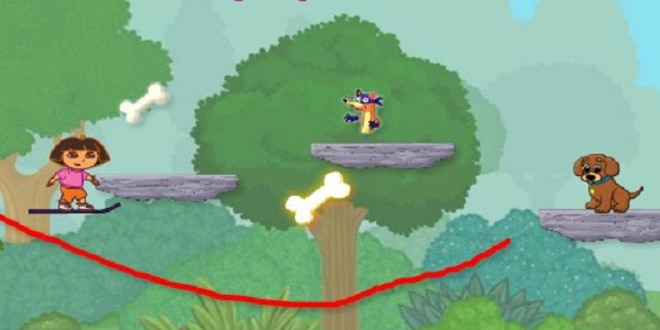 画线救人的游戏