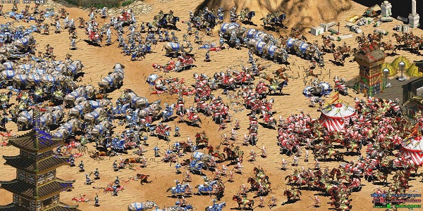 一群小兵攻城的游戏