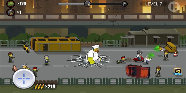 2D横版打僵尸的游戏