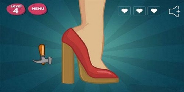 抖音上的高跟鞋游戏