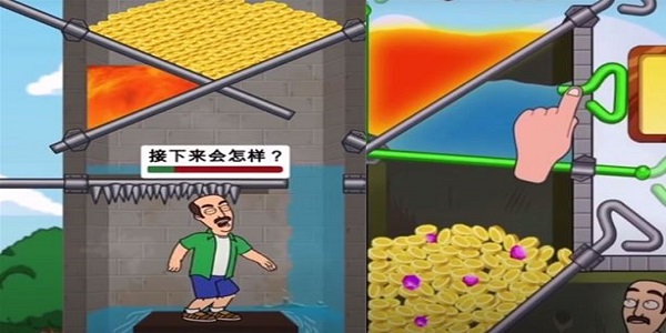 拔钥匙杀僵尸闯关的游戏