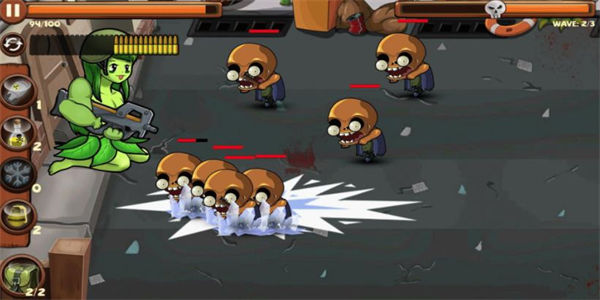 打僵尸升级武器闯关