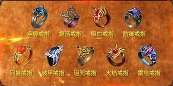 有防御戒指的传奇游戏