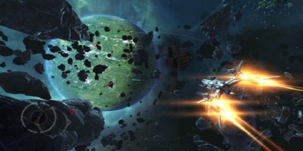 3d太空飞行射击游戏