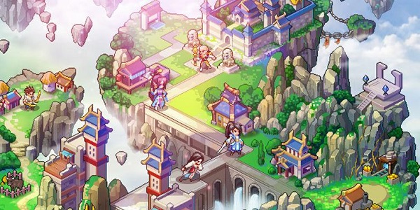 像素风格的仙侠游戏