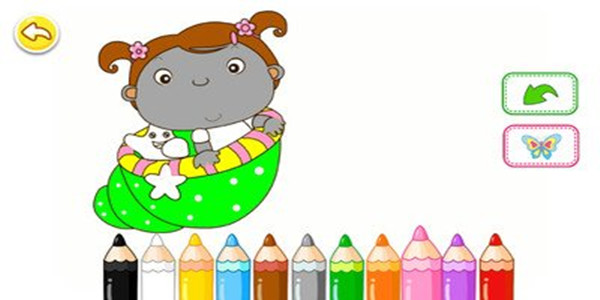 孩子玩的涂色游戏