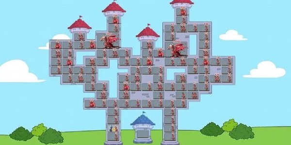 小人打怪叠加数字爬塔的游戏