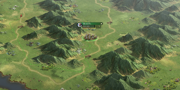 有真实地形的三国游戏