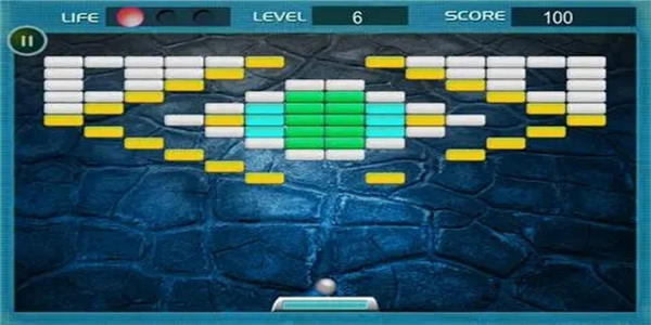弹球打砖块游戏