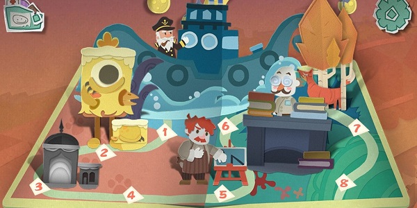 纸片风格的游戏