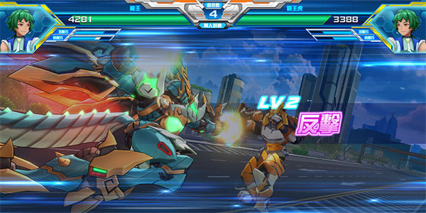 使用机甲英雄进行战斗的游戏