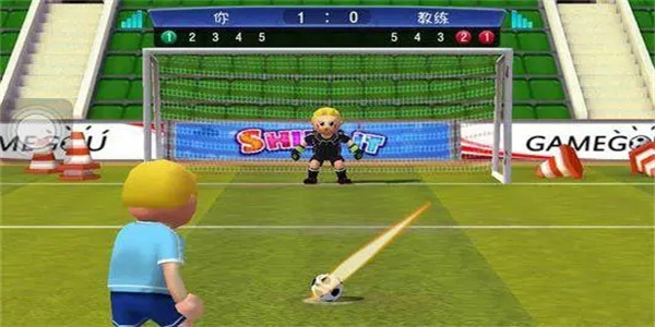 有射门玩法的游戏